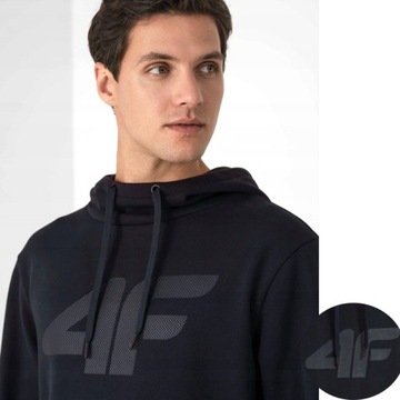 BLUZA MĘSKA 4F SPORTOWA Z KAPTUREM DRESOWA XL