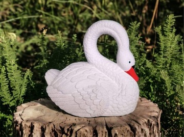 ЛЕБЕДЬ Садовая фигурка Декоративный цветочный горшок Открытый цветочный чехол