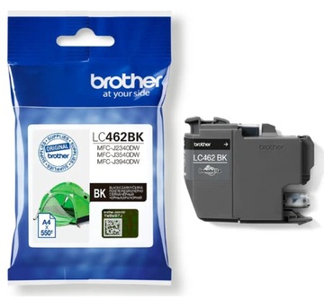 Tusz Brother LC462BK Black 550 stron ORYGINAŁ