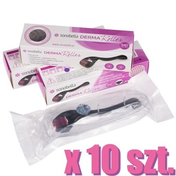 10x Sonobella Dermaroller 540 igieł 0,5mm