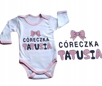 Body długi rękaw CÓRECZKA TATUSIA 86