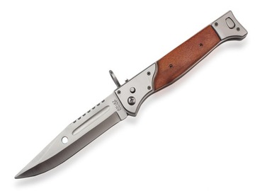 NÓŻ BAGNET AK-47 POTĘŻNY 34CM SPRĘŻYNOWY POKROWIEC