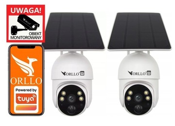 2x Kamera ORLLO TZ-1 PRO SIM NA DZIAŁKĘ 4G LTE+ PANEL