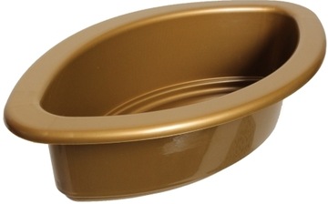 DONICZKA PLASTIKOWA ŁÓDKA OSLONKA ZŁOTA 25cm