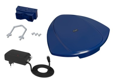 НАРУЖНАЯ АКТИВНАЯ АНТЕННА DVB-T2 FULL HD TV 4K 8K GSM ФИЛЬТР UHF БЛОК ПИТАНИЯ 1М