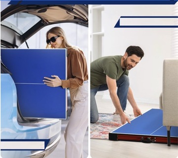 Stół do tenisa stołowego + akcesoria siatka ping pong składany