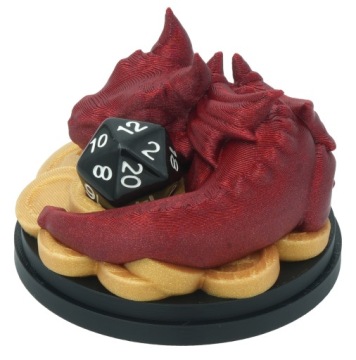 Baby Dragon Dice Guardian D20 - Baby Dragon Dice Guardian Красный блестящий