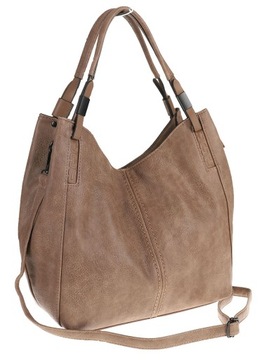 Elegancka torba Torebka Damska worek listonoszka 23024 Khaki