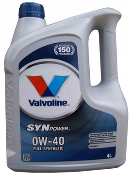 Olej silnikowy Valvoline SYNPOWER 4 l 0W-40