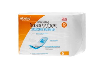 AKUKU SUPER ABSORBENT ПОСЛЕРОДОВЫЕ ПРОКЛАДКИ САНИТАРНЫЕ ПРОКЛАДКИ 10