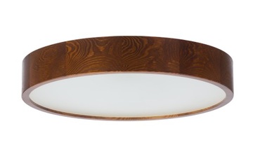 Lampa sufitowa LEJA Plafon fi475 ORZECH do salonu kuchni łazienki STYLOWA