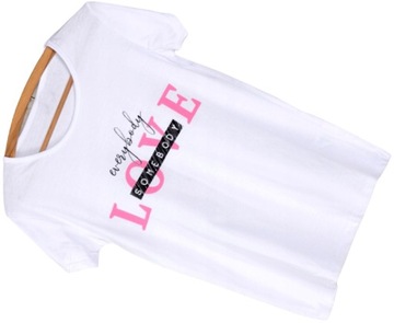 T-SHIRT KOSZULKA POD SWETER Napis LOVE M/L T83