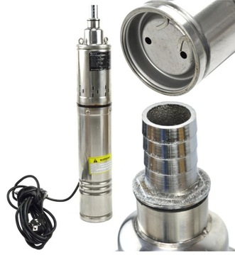 ПОГРУЖНОЙ ВИНТОВОЙ НАСОС GEKO ДЛЯ ВОДЯНОЙ СКВАЖИНЫ 750ВТ 100М 3300л/ч ПОЛИВ