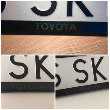 Рамка номерного знака Toyota / 2 шт.