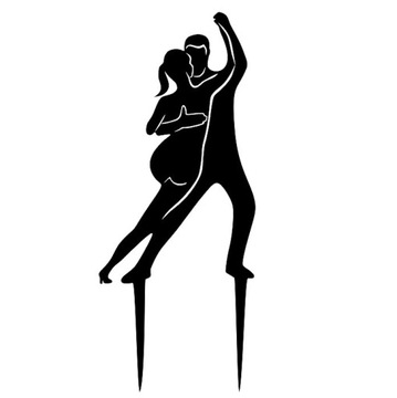 Kizomba Zmysłowy taniec Topper para tańcząca tancerze czarny Plexi