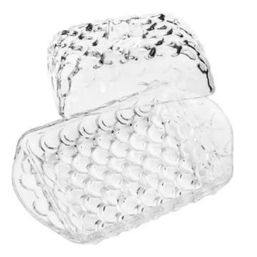 MASELNICZKA POJEMNIK SZKLANA Z POKRYWKĄ NA MASŁO