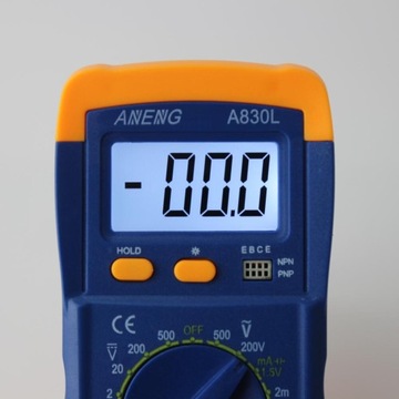 Мультиметр-тестер с цифровыми клещами A830L