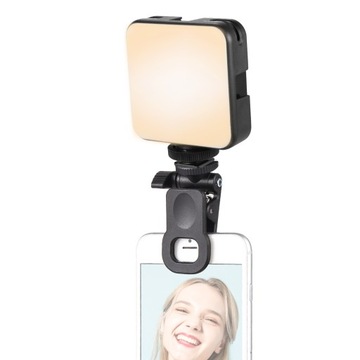 Andoer W64 Mini Clip-on LED Video Light Mobile