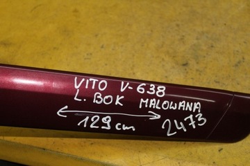 LIŠTA DVEŘE LEVÝ BOK BOČNÍ VITO W638 MALOVAT