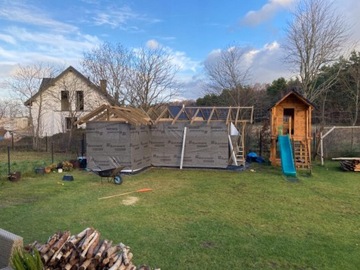 FOLIA WIATROIZOLACJA MEMBRANA WIATROIZOLACYJNA Z TAŚMĄ WALL PROTECT SK2 100