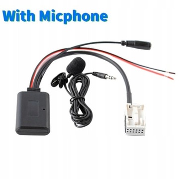 Auto Aux Adapter 12Pin Bluetooth-compatible AUX-in