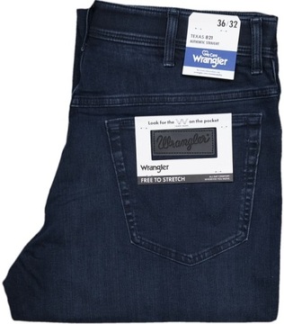 WRANGLER TEXAS arm strong spodnie jeansowe regular W36 L32