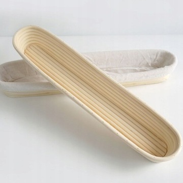 1Pc Banneton do sprawdzania Rattan Brotform kosz