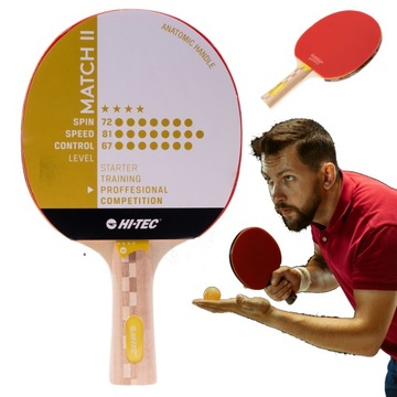 Rakietka do tenisa stołowego ping ponga profesjonalna mocna paletka Hi-Tec