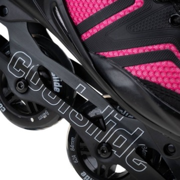 Роликовые коньки LADY RULLER BLACK/RASPBERRY ROSE - 40