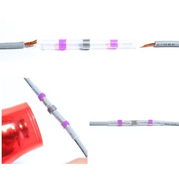 СОЕДИНИТЕЛИ ТЕРМОУСАДОЧНЫЕ С ОЛОВОЙ 50 ШТ.