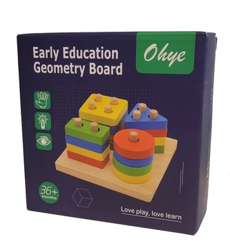 Пазл Ohye Montessori с деревянными фигурками