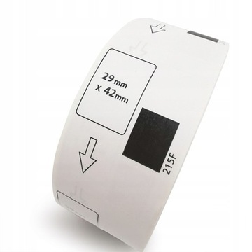 Etykiety do Brother QL DK-11215 29x42 bez uchwytu