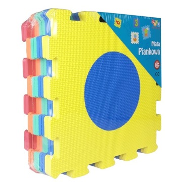 MATA PIANKOWA PUZZLE PIANKOWE PODŁOGOWE FIGURY KSZTAŁTY KOLORY 20 szt