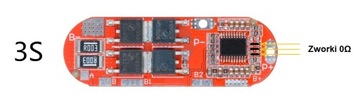 PCM защита Li-Ion 3S 12,6В 25А BMS зарядное устройство для отвертки / 0002