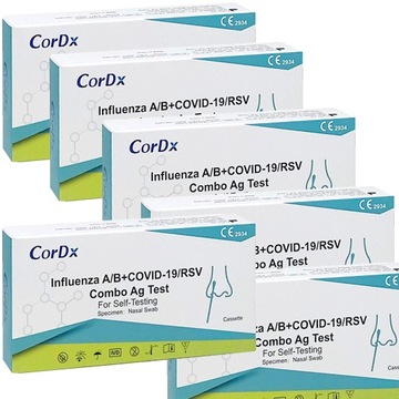Test Combo 4w1 CorDx COVID-19 Grypa typu A B RSV