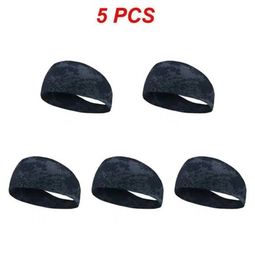 1~5PCS Sport Headbands Bike Cycling Running Sweatband Fitness Jogging