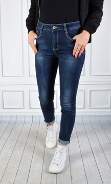 Spodnie Jeansy Damskie Push-Up Jeansowe Skinny NEW