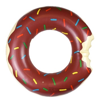 KOŁO DO PŁYWANIA PĄCZEK DONUT DMUCHANE PONTON DUŻY 60cm