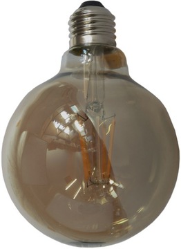 Czarna żarówka LED Edison G95 loft retro pająk