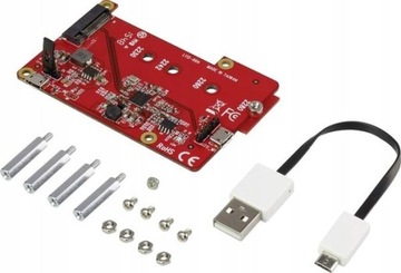 Płytka rozszerzająca Slot M.2 SATA Raspberry Pi Renkforce RF-446129