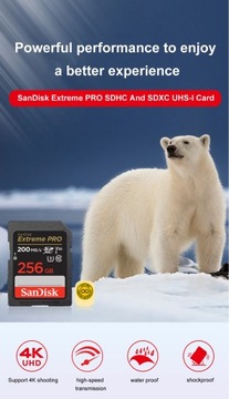 Карта памяти SANDISK Extreme PRO SDXC 128 ГБ