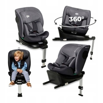 FOTELIK SAMOCHODOWY KINDERKRAFT I-360 I-SIZE 40-150CM ISOFIX OBROTOWY