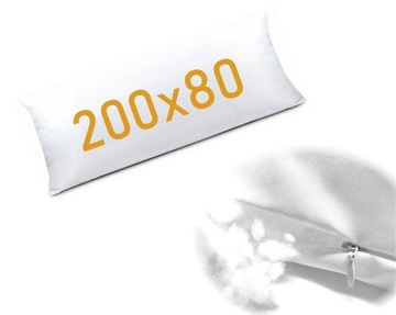 Poduszka na całe łóżko 80x200 regulowany wkład 200x80 duża poducha REM sen