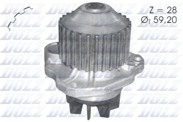 DOLZ C123 ČERPADLO VODY PEUGEOT 407 3.0 BENZÍN