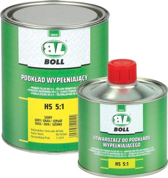 BOLL АКРИЛОВАЯ ЗАПОЛНИТЕЛЬНАЯ ГРУНТОВКА HS 2K 5:1 СЕРАЯ