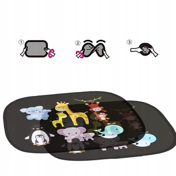 Автомобильный солнцезащитный козырек для окна 2 шт.