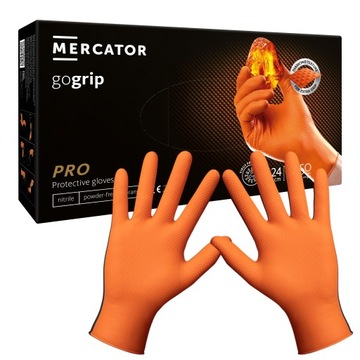 Rękawiczki GOGRIP ORANGE Profesjonalne L 50szt