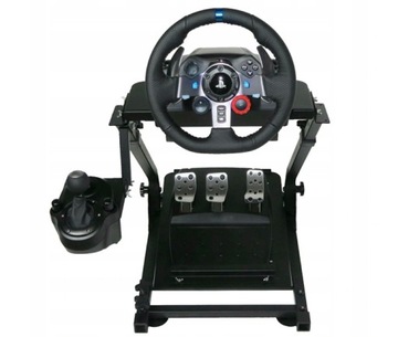 STOJAK NA KIEROWNICĘ LOGITECH I THRUSTMASTER REGULOWANY STABILNY