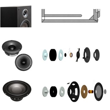 TAGA Zestaw stereo TAV-807B HTA-25B lampowy czarny