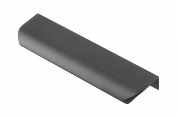 Uchwyt meblowy krawędziowy HEXA czarny mat 96 mm